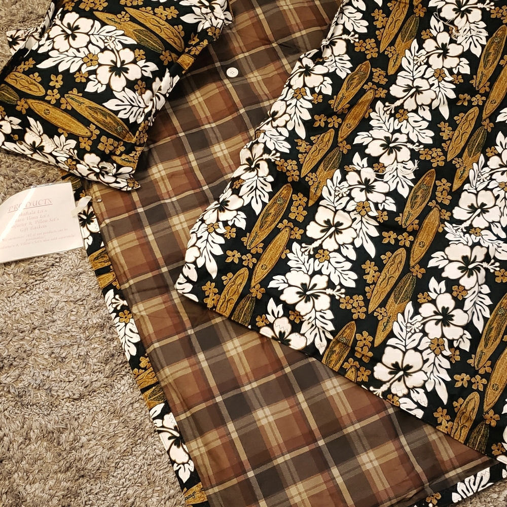 NWT Kids Hawaiiana/Polynesian Comforter/Chaise Mat